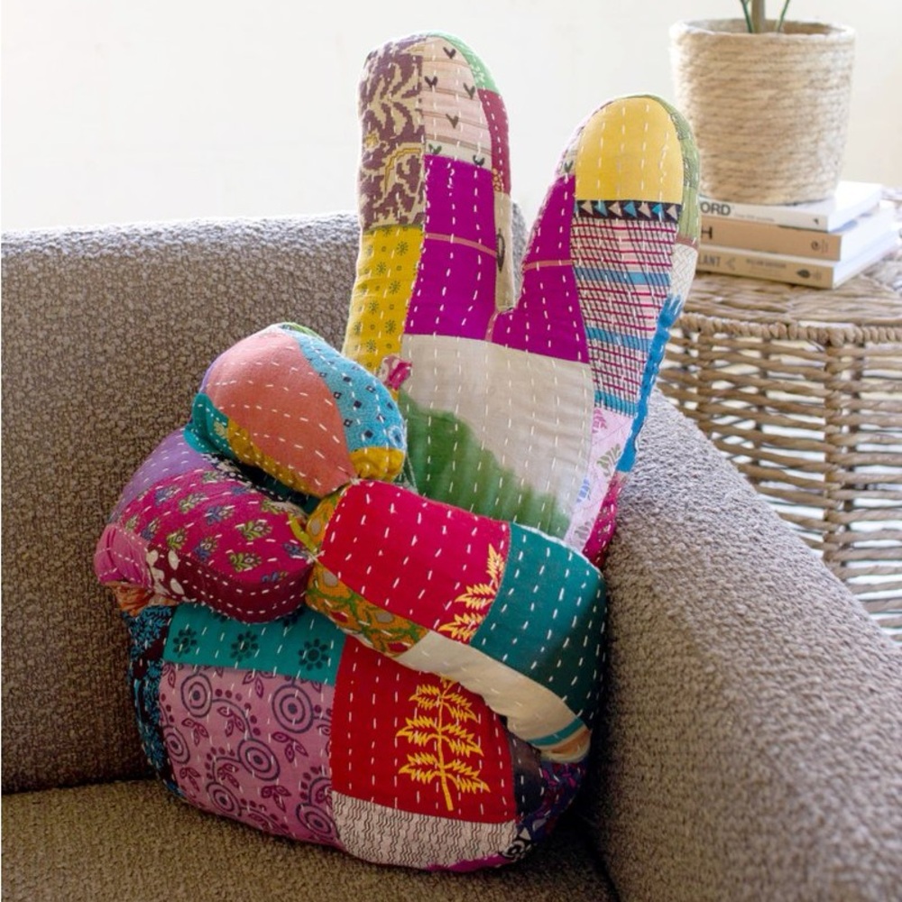Assorted Peace Sign Pillow